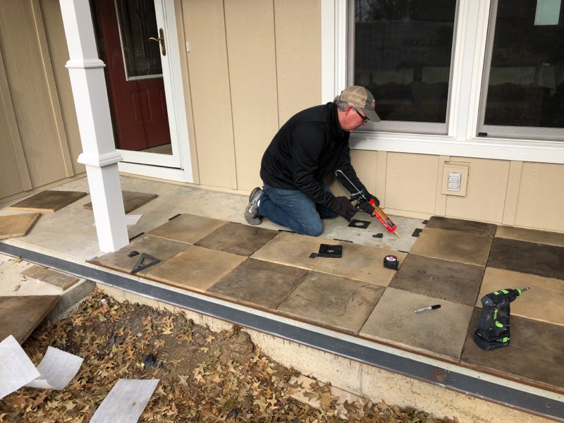Fire-Pit Inset Installation Album